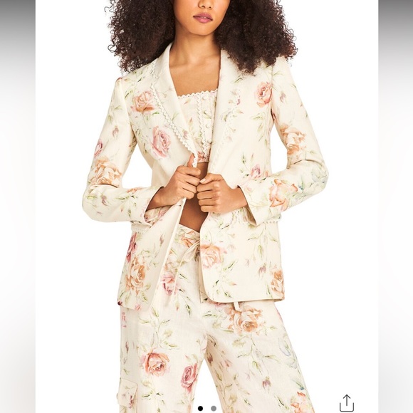 LoveShackFancy Jackets & Blazers - Ofra Linen Blazer - Size Small - NWT